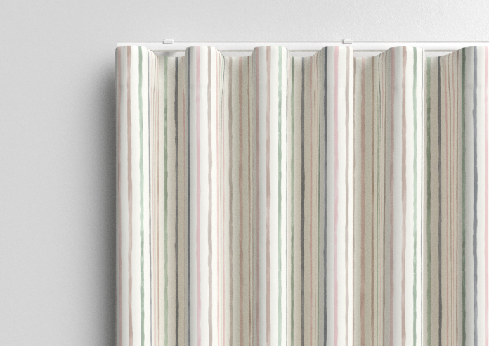 Vintage Stripe, Pastels - Made to Measure Curtains - Image 13